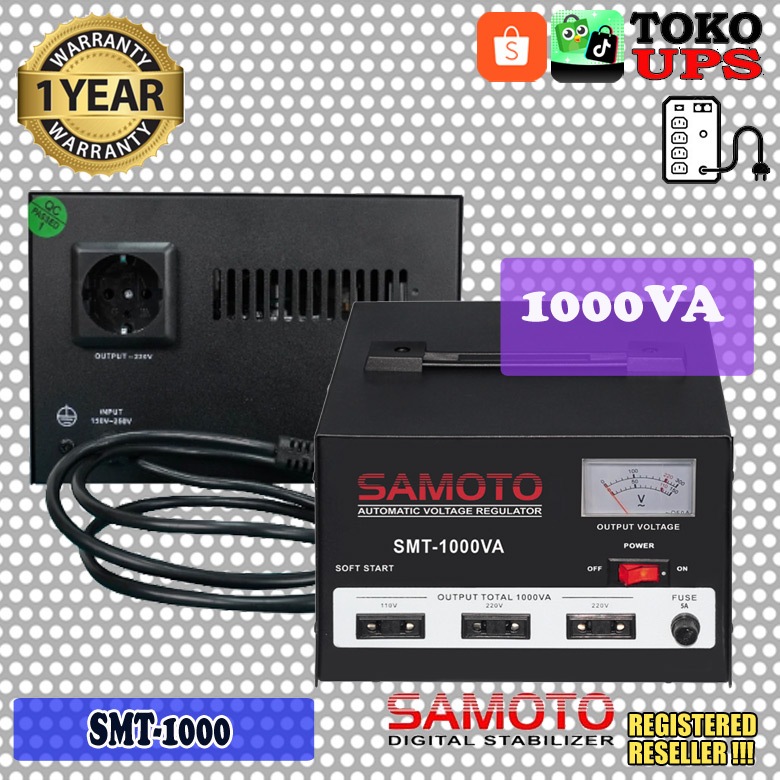 Stabilizer Samoto 1000VA SVC-1000N
