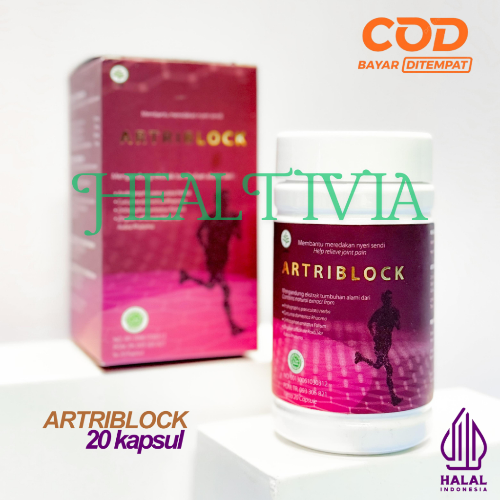 Artriblock Herbal Sendi Original 20 Kapsul
