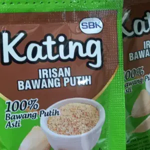 

bawang putih kating saset 1 renceng isi 12