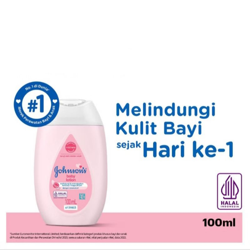 Johnson's Baby Lotion - Body Lotion - Lotion Bayi 100 ml