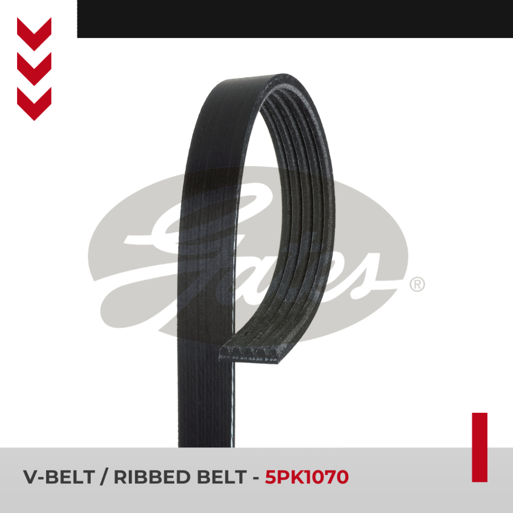 Gates V Belt MAESTRO 2.0 [PS] "90-"95/COROLLA TWINCAM GTI / V-Belt 5PK1070 Van Belt Mobil