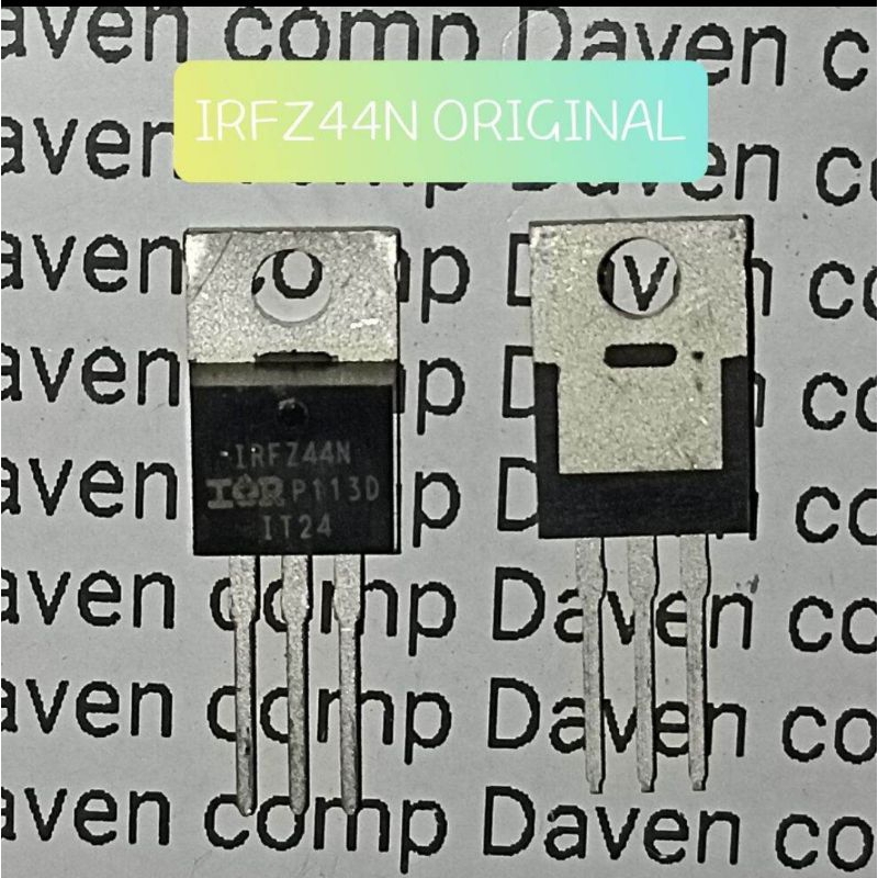 TRANSISTOR IRFZ44N ORIGINAL MOSFET IRFZ44N ASLI IRFZ 44N IRF Z44N ORI IOR
