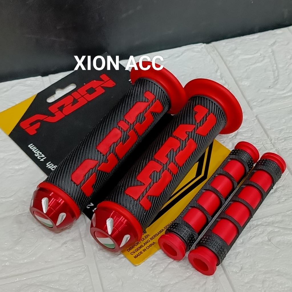 Promo Handgrip Handfat Variasi Karet empuk set Jalu Bendera / Vario Mio Nmax Aerox Lexy Ninja Vixion