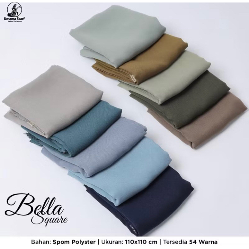Bella square umama || Hijab segi empat || Segi empat bella || Segi empat polos || Hijab Bella || Bel
