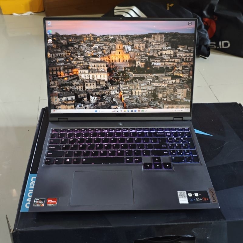 Lenovo Legion 5 Pro 16ACH6 RTX 3060 Ryzen 7 5800H laptop gaming editing arsitek