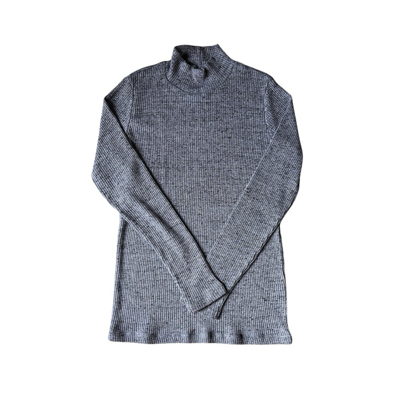 [PRELOVED] Uniqlo Ribbed Turtleneck Long Sleeve Sweater | Atasan Sweater Wanita ORIGINAL