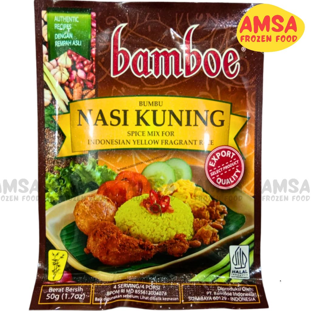

Bamboe Bumbu Nasi Kuning 50 gr