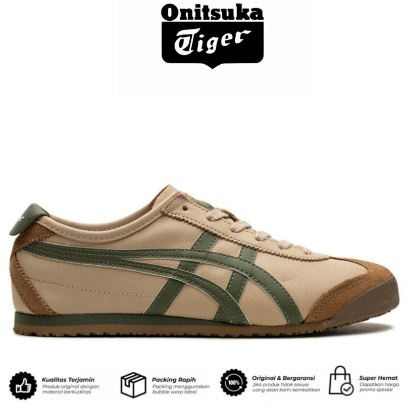 Sepatu Onitsuka Tiger Mexico 66 Beige Green
