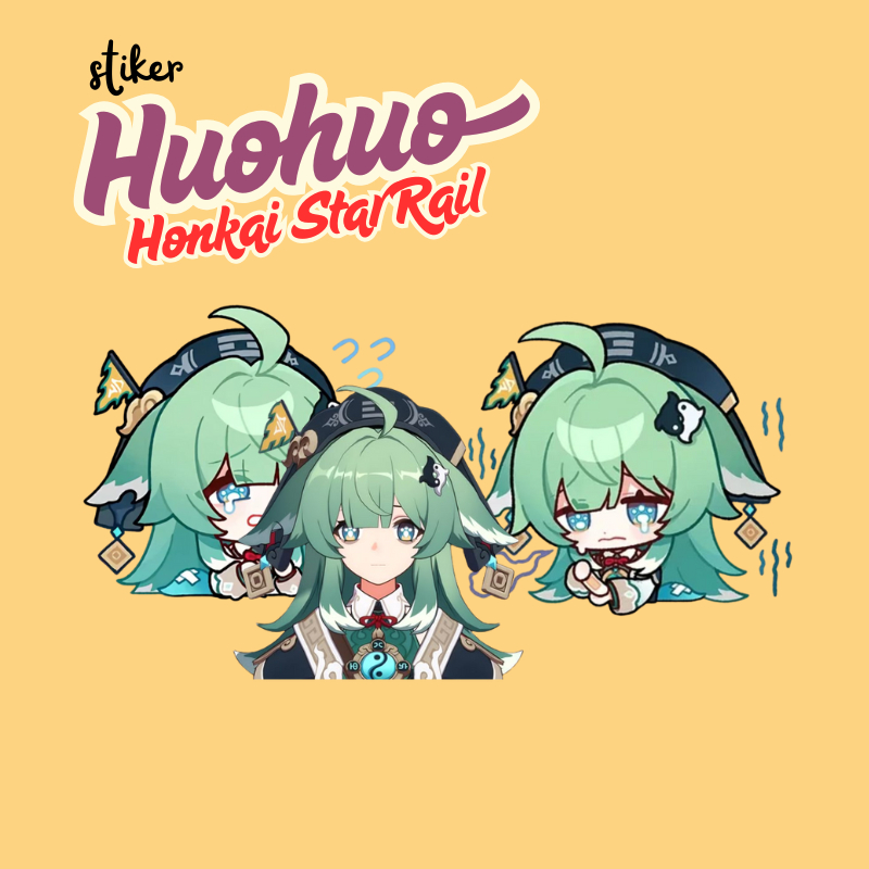 

STIKER HUOHUO HSR | STICKER HUO HUO HONKAI STAR RAIL 7 CM VINYL GLOSSY ANTI AIR
