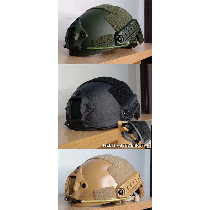 HELM ABS TALI PUTAR / HELM TACTICAL