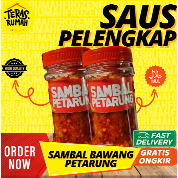 

PENTOL GILA - SAMBAL BAWANG PETARUNG PEDASS 130GR