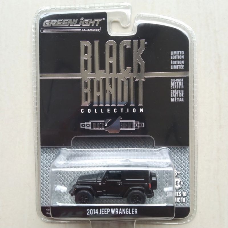 Greenlight 2014 Jeep Wrangler Rubicon Black Bandit