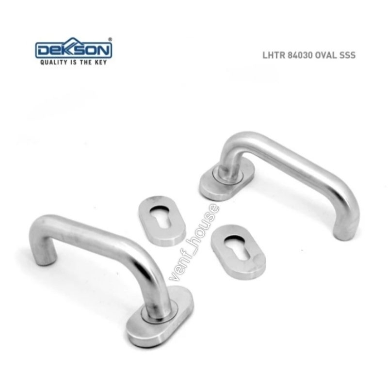 Lever Handle Tube Roses Dekkson LHTR 84030 OVAL SSS *
