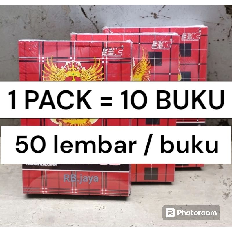 

buku tulis BMCampus isi 10 pack varian 50 lembar dan 36 lembar