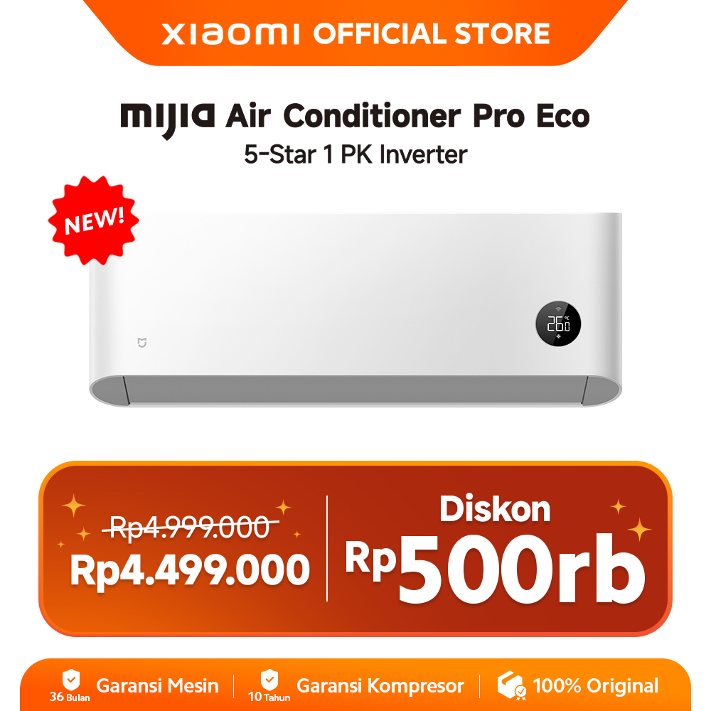 Xiaomi Mijia AC Air Conditioner 1 PK Inverter Pro Eco 5-Star | Low Watt | Smart Control | Quick Cool
