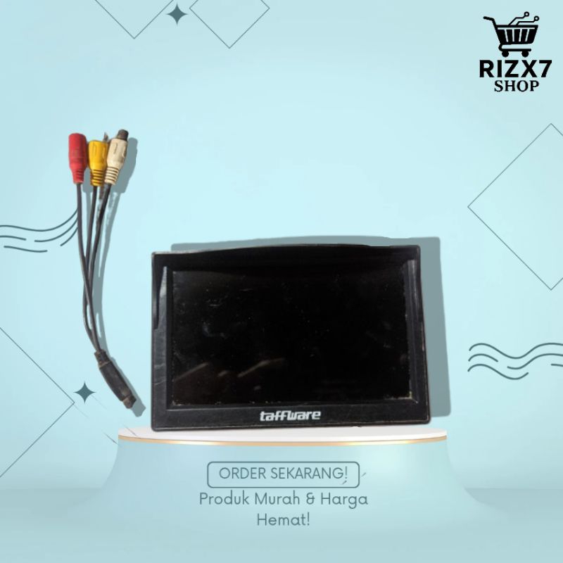 Monitor Rear View Mobil TFT LCD 5 Inch - Bekas, Masih Normal, Cocok untuk CCTV/Mobil