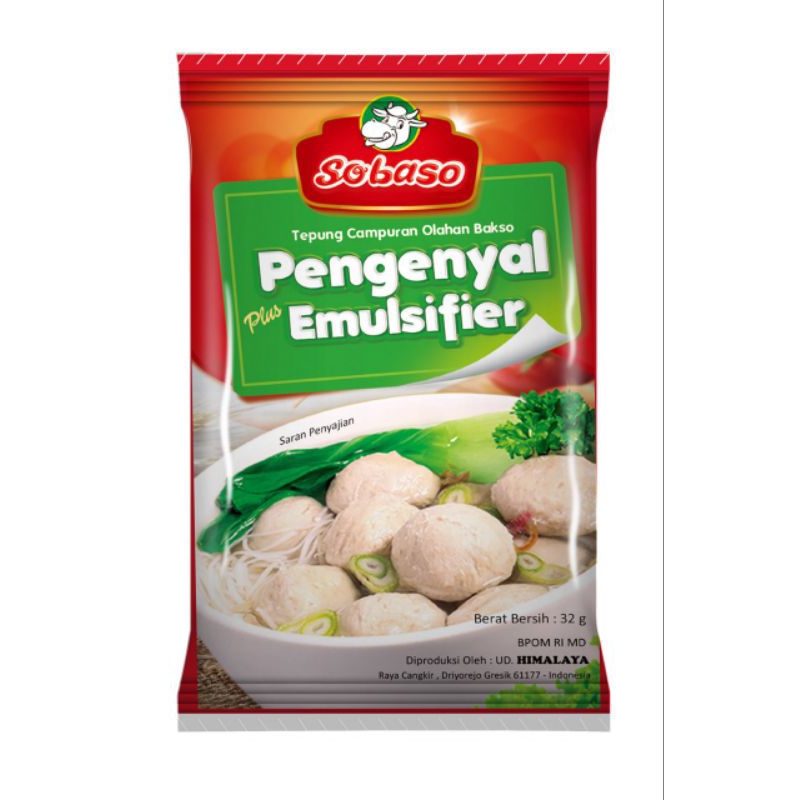 

Pengenyal plus Emulsifier bakso Sobaso 32 gram