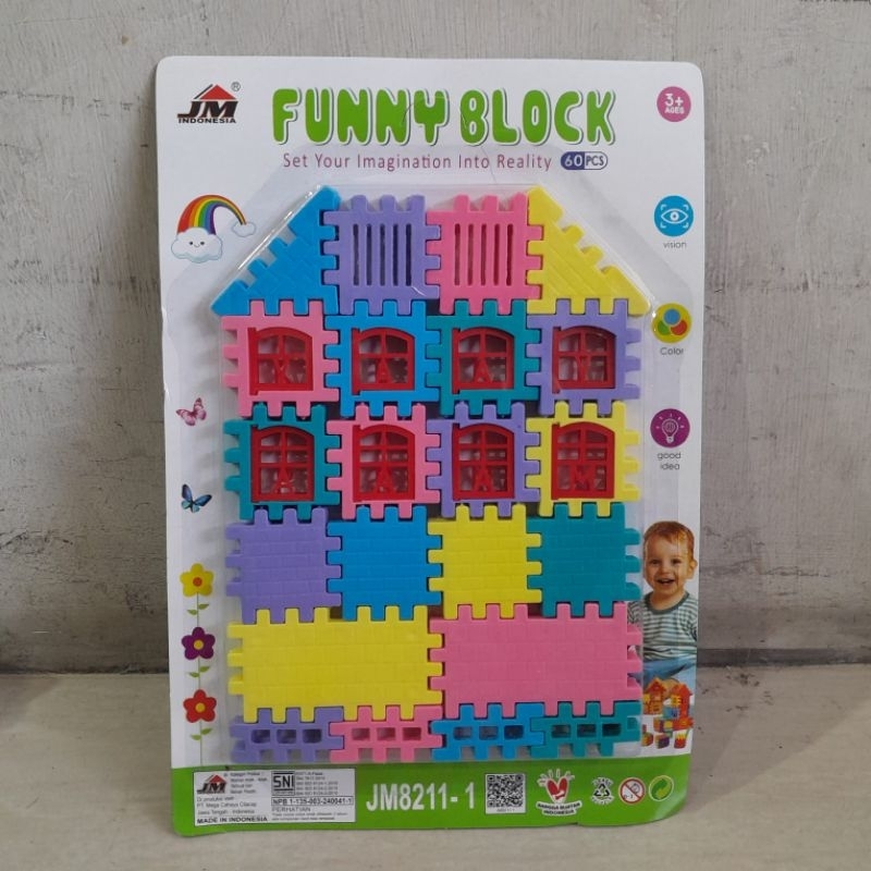 Mainan Funny Block Set JM8211-1