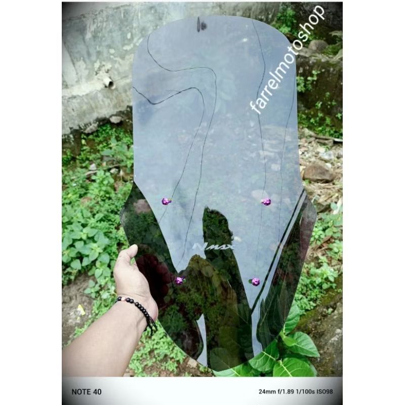 WINDSHIELD VISOR NMAX NEW TINGGI 60CM GANTENG