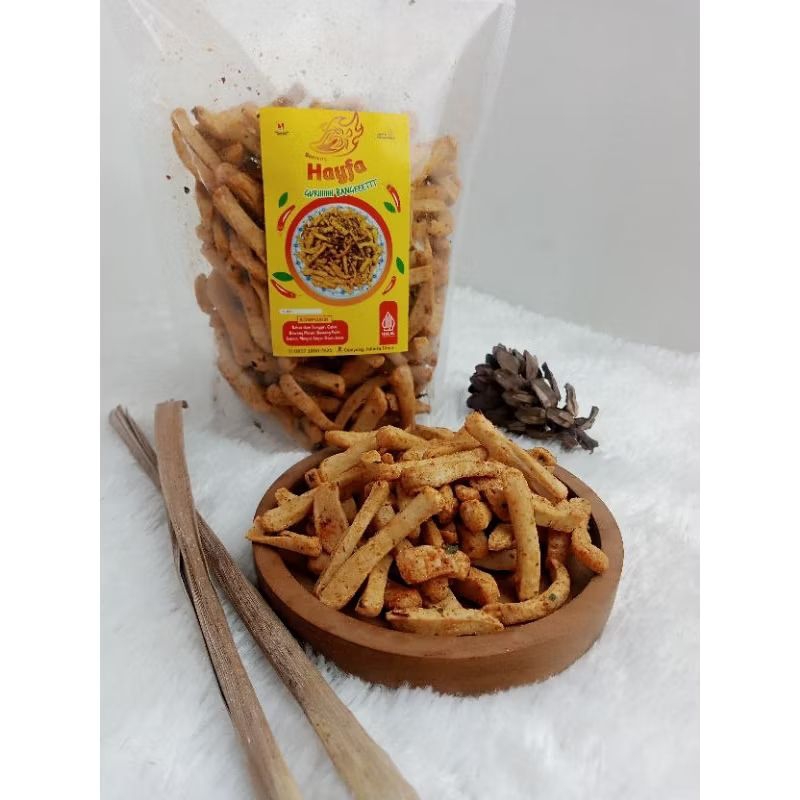 

Basreng pedas daun jeruk