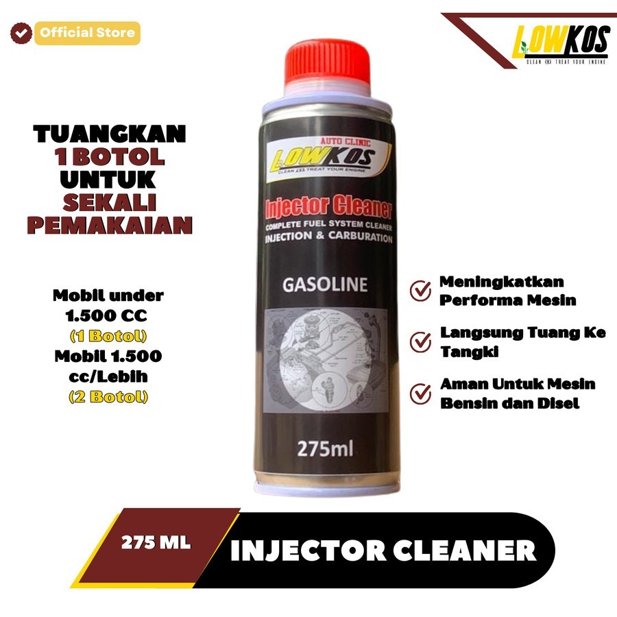 Pembersih Injector Cleaner Mobil / Lowkos Fuel Injector Cleaner