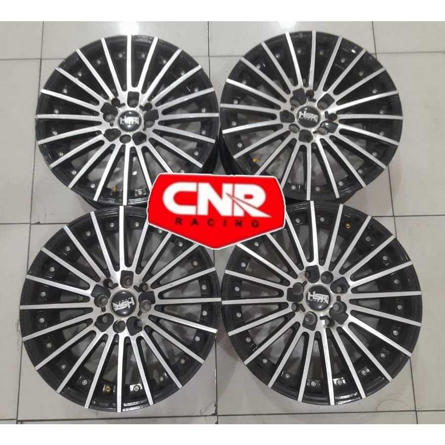 Velg Mobil Bekas Racing Hsr R16 Jari-Jari Type Tandam Ring 16 Lebar 7 Et42 Pcd 8x100/114,3