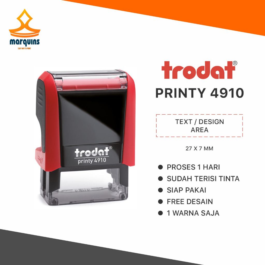 

Stempel Otomatis Trodat 4910 | Stempel Nama/Alamat | Stempel Cocok Untuk Usaha | Kualitas Premium