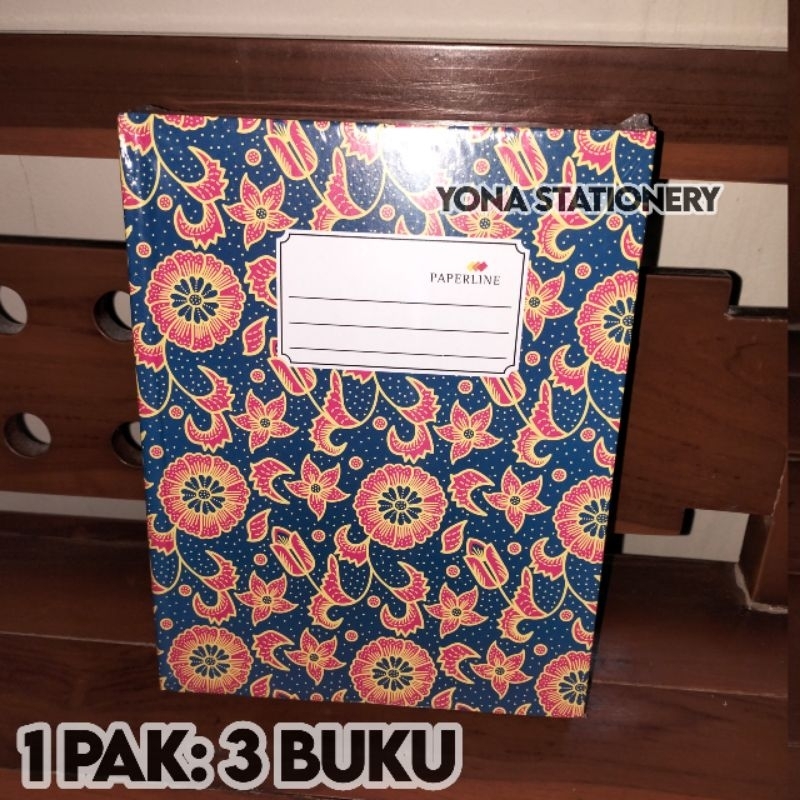 

Buku Kwarto/Quarto 200 Paperline (1 Pak: 3 Buku) | Hard Cover | 200 Lembar | 21 x 16 cm