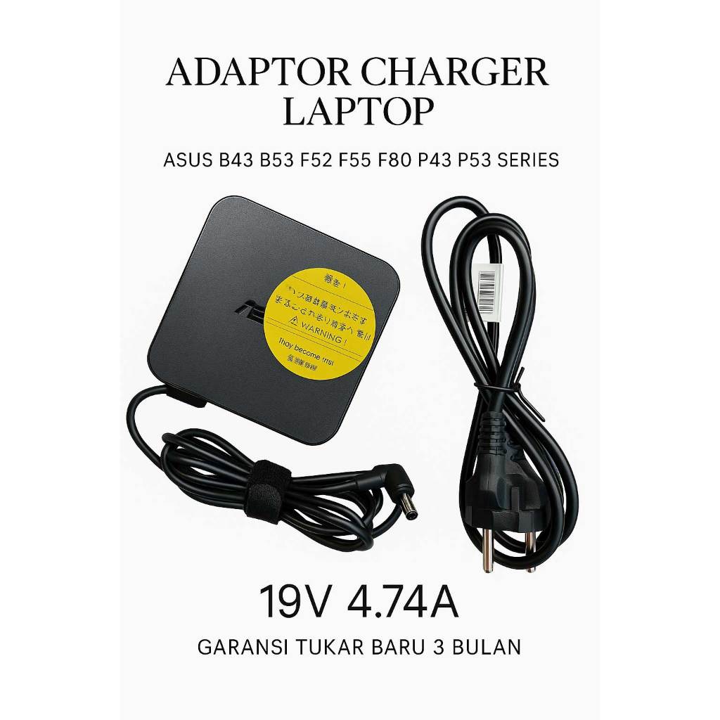 Adaptor Charger Asus B43 B53 F52 F55 F80