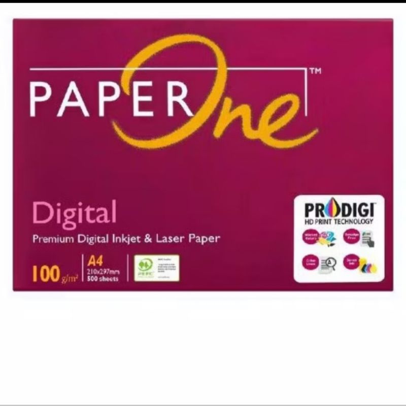 

Kertas HVS 100gm A5 Paper One