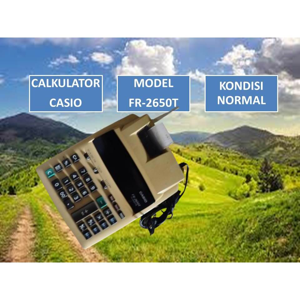 

KALKULATOR CASIO MODEL FR-2650T