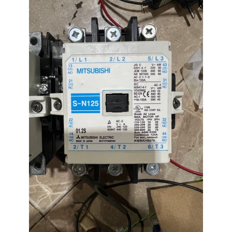 CONTACTOR SN125 ORIGINAL MITSUBISHI
