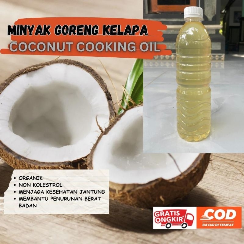 

Minyak kelapa tanusan asli 600ml coconuts cooking oil
