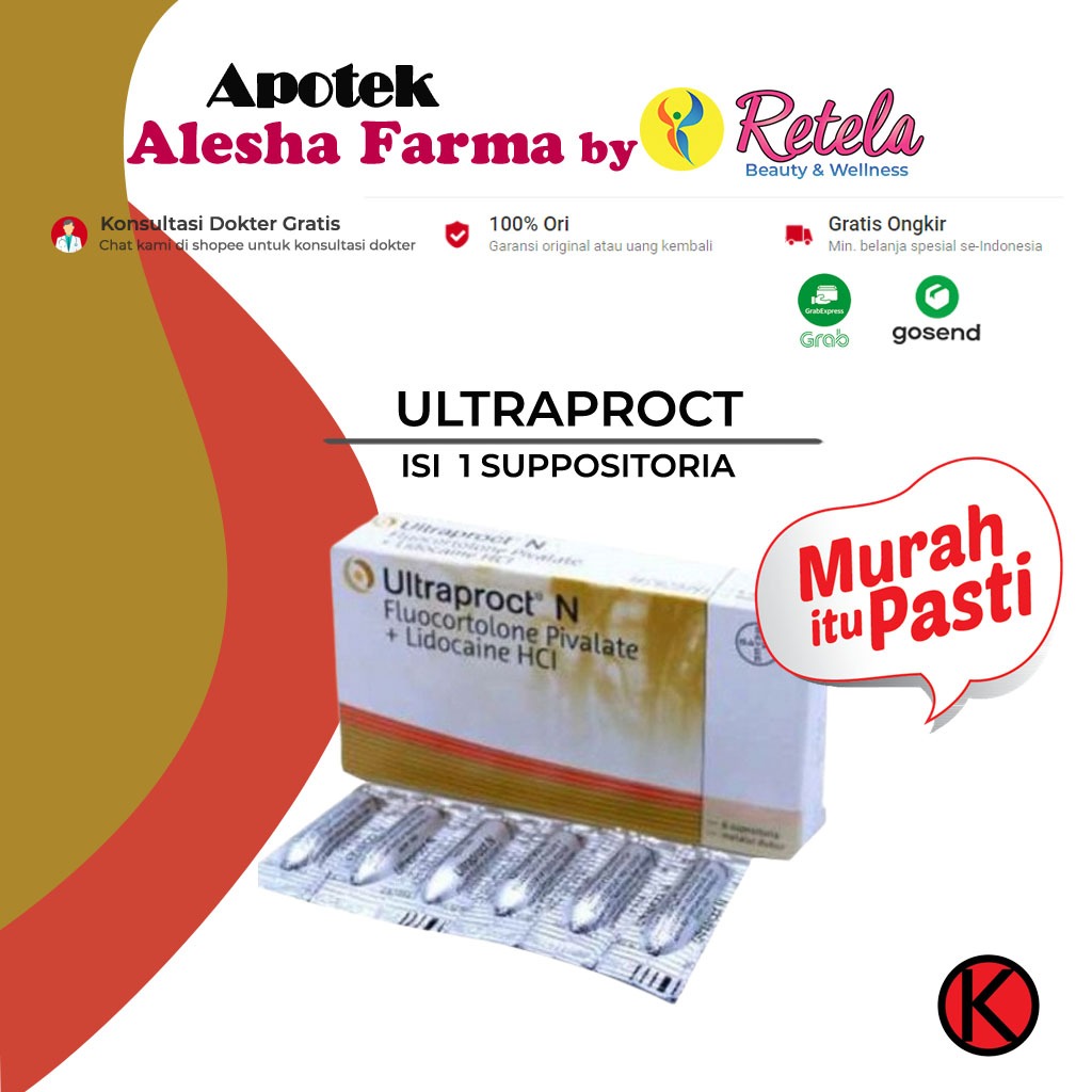 ULTRAPROCT N  1 SUPPOSITORIA