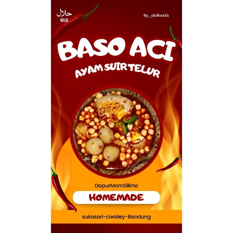 

Baso aci suir ayam telur