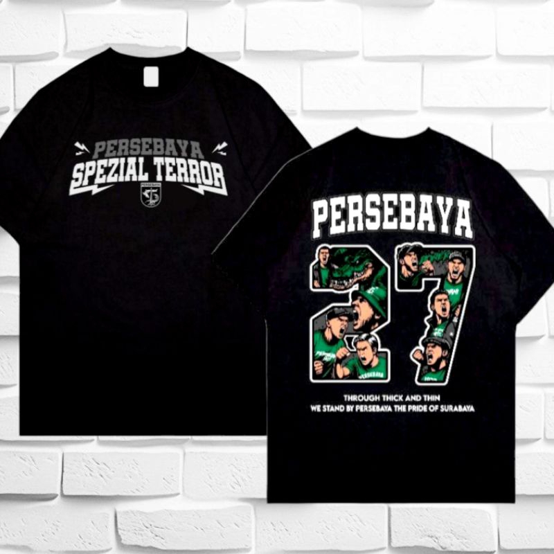 Kaos Persebaya Casual Distro Warna Hitam 2025