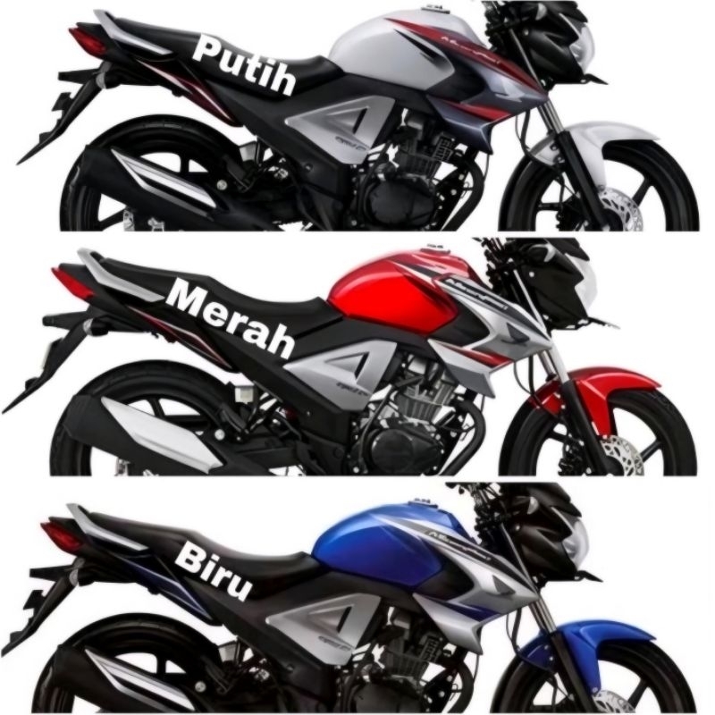 STIKER STRIPING MOTOR HONDA MEGAPRO PGM-FI 2013 MONOSHOCK