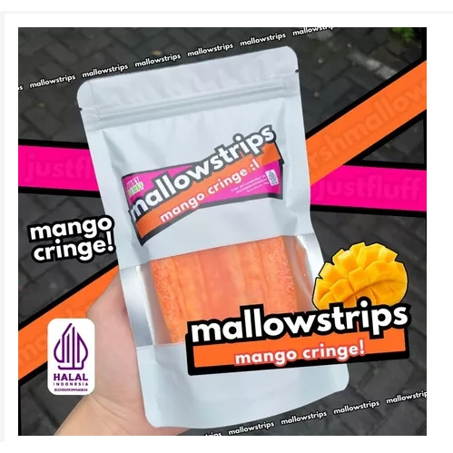 

Mallow Strips Mango Cringe JustFluff Marshmallow [HALAL] [1 PACK]