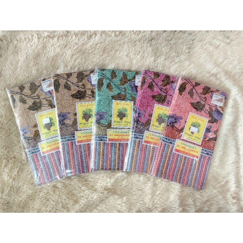 JARIK GENDONG ANGGUR HIJAU//SELENDANG BATIK ANTI LUNTUR/GENDONGAN JARIK KAIN BATIK/GENDONGAN JARIK H