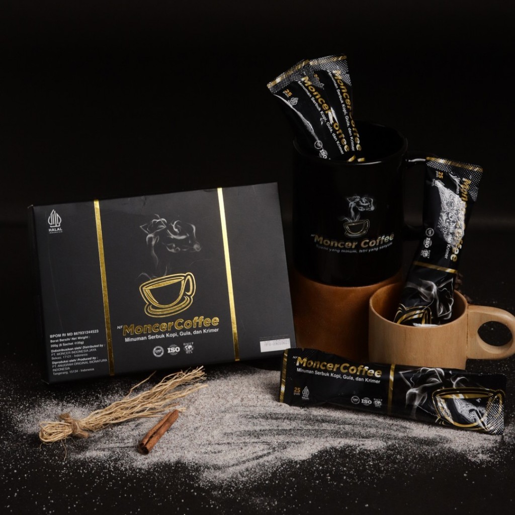 

KOPI MONCER Minuman Sehat Halal - Cofee idaman keluarga bahagia