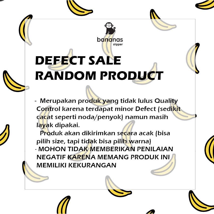 Bananas Slipper Defect Man's Product Sale