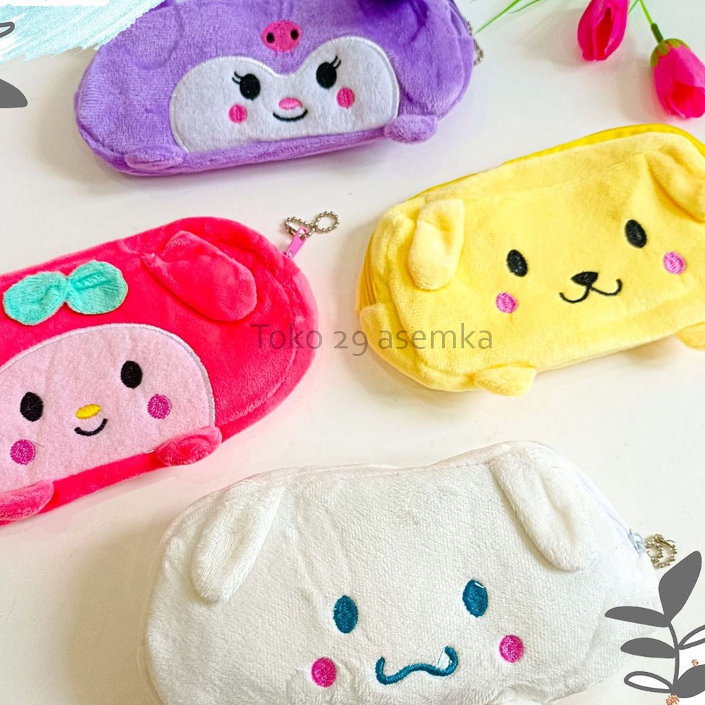 

KOTAK PENSIL SANRIO KUPING KAKI PLUSHY LUCU UNIK IMUT PERLENGKAPAN SEKOLAH MURAH TERMURAH COD