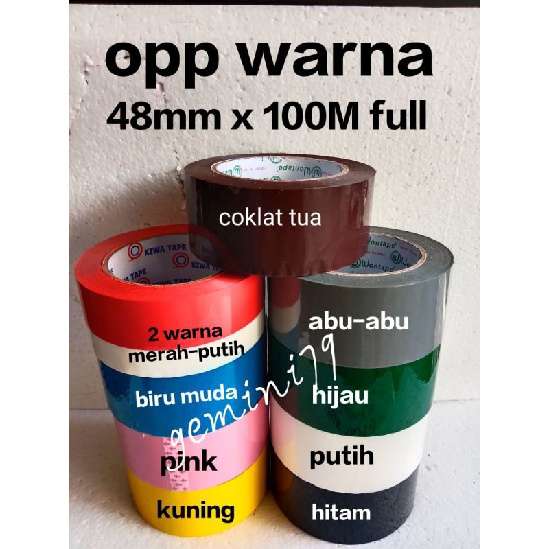 

Solasi warna-warni six 48mm x 100yard