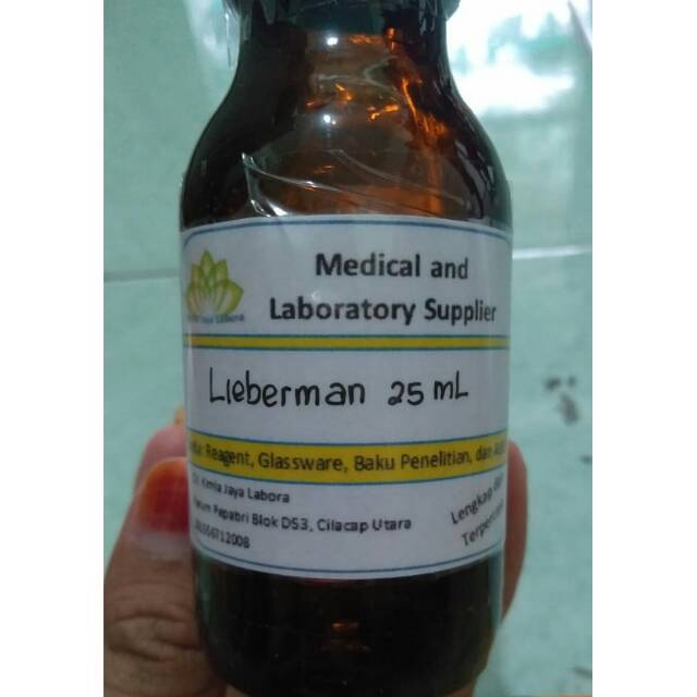 Lieberman Burchard/LB Reagent _ Reagen Liebermen Burchard 10 ml dan 25 ml