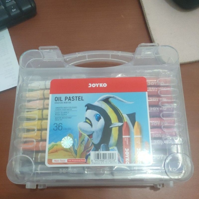 

crayon minyak ,oir pastel joyko isi 36 warna