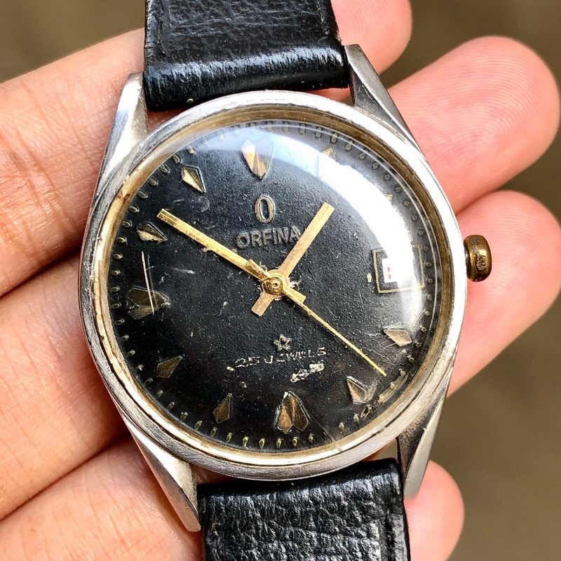 Vintage Orfina Automatic Date 25Jewels