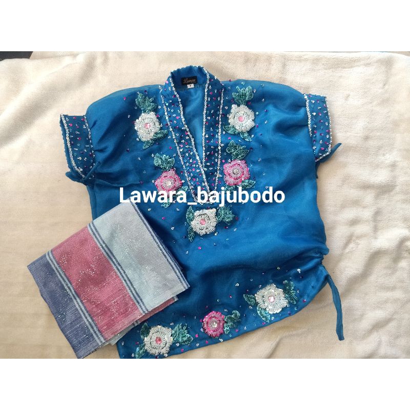 (Lawara_baju bodo) Ready baju bodo modern anak ( hanya atasan dan rok )