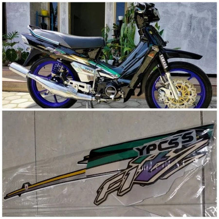 STRIPING FIZ CROM STICKER LIS BODY YAMAHA FIZR F1ZR FIZ R CROOM CROM 1995