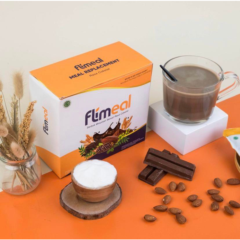 

FLIMEAL (MEAL REPLACEMENT) MINUMAN PENGGANTI MAKAN TINGGI SERAT ORIGINAL 100% ISI 12 SACHET