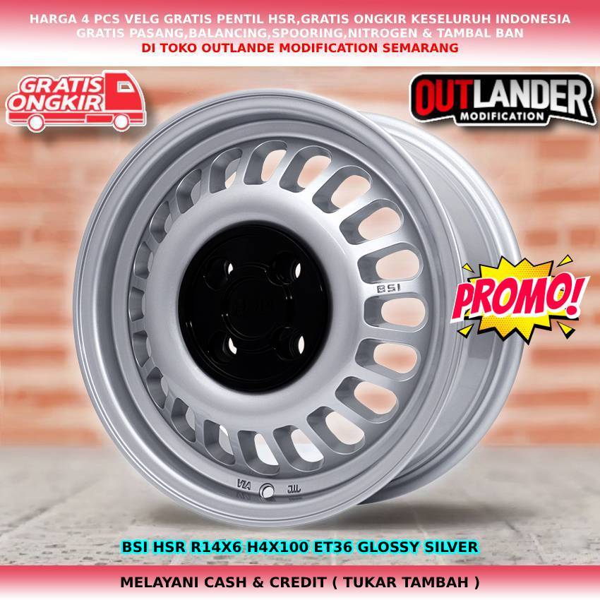 velg racing ring 14 mobil brio,sirion,karimun,air ev, mazda2,futura,carry pick up dll hsr bsi r14